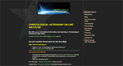Desktop Screenshot of christologicalastronomy.com