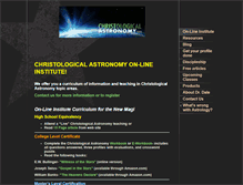 Tablet Screenshot of christologicalastronomy.com